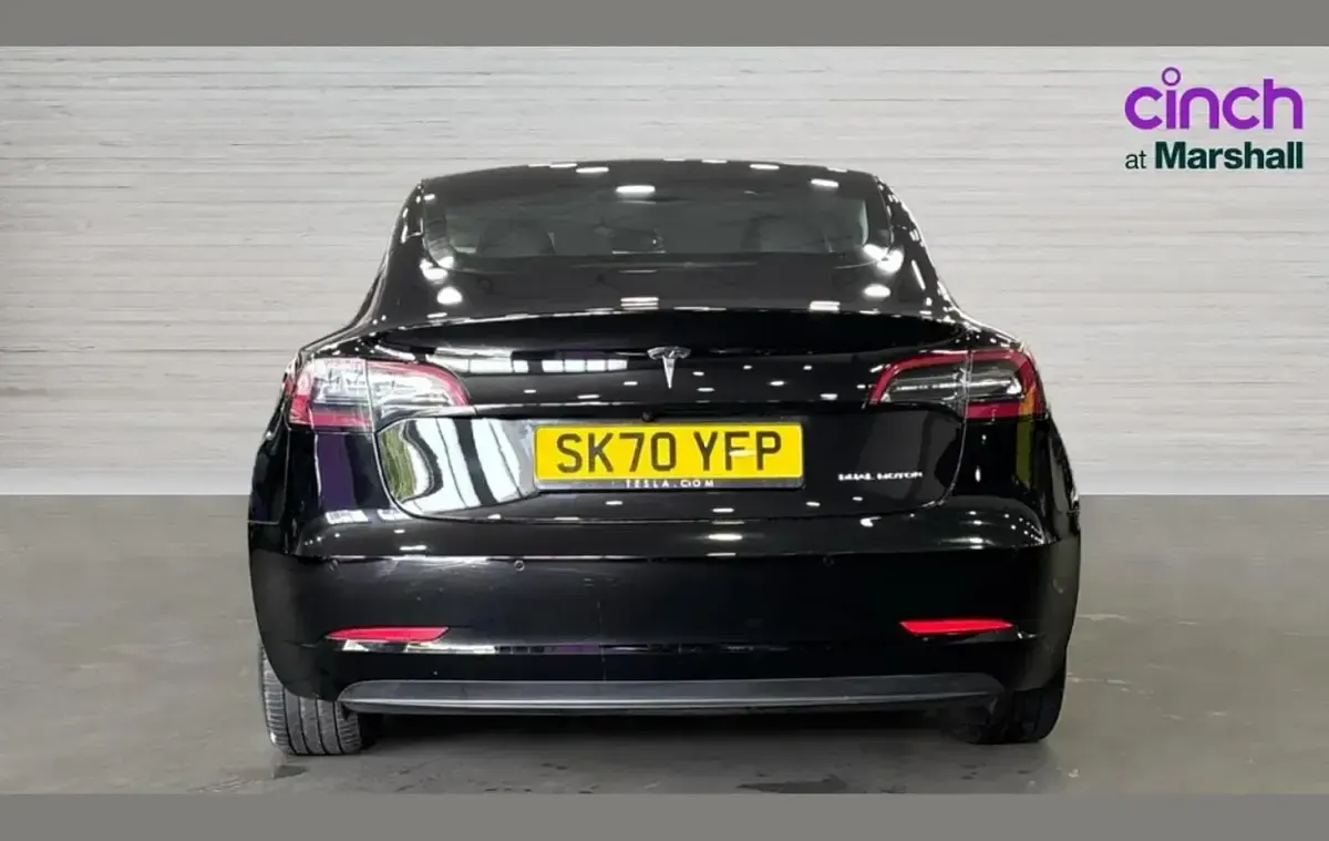 Used Tesla Model 3 Long Range AWD 366 kW (498 HP) 2020 Black Sedan