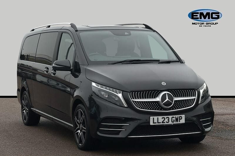 Grey Used 2023 Mercedes V300 AMG line MPV | £51,795 (Good price) - Image 1/3