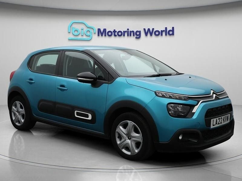 Blue Used 2022 Citroën C3 PureTech Hatchback | £9,720 (Good price) - Image 1/4