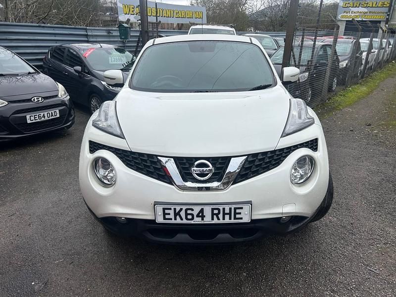 Used Nissan Juke Acenta Premium 115 HP (84 kW) 2014 White SUV