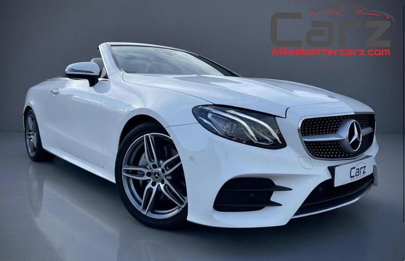 Used Mercedes E220 AMG line 194 HP (142 kW) 2018 White Cabriolet