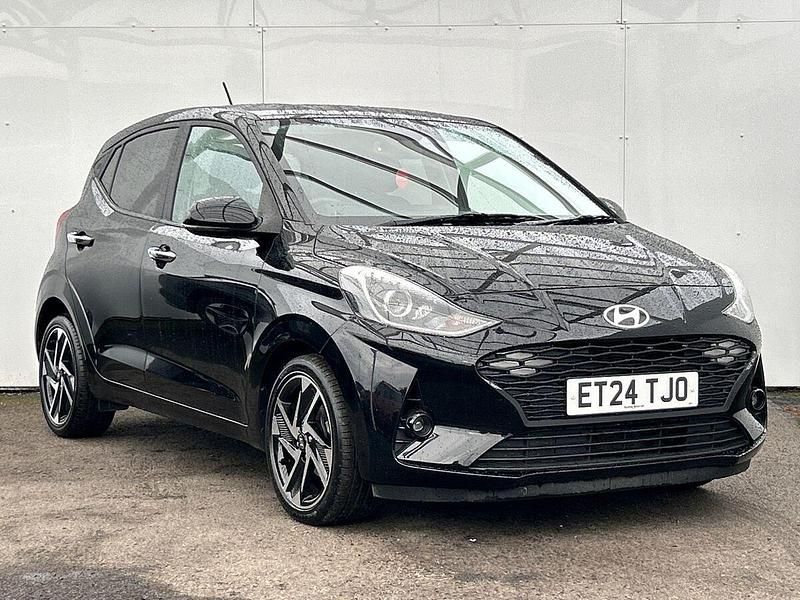 Black Used 2024 Hyundai i10 Premium Hatchback | £14,051 (Fair price) - Image 1/4