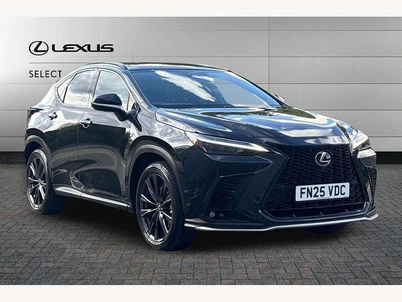 Black Used 2025 Lexus NX450h+ Sport Line SUV | £52,391 (Fair price) - Image 1/3
