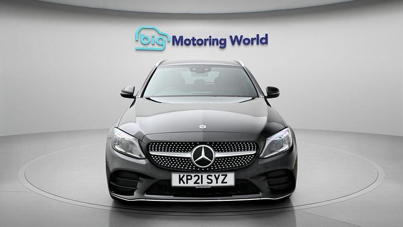 Used Mercedes C300e AMG line 315 HP (231 kW) 2021 Black Estate