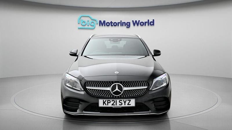 Used Mercedes C300e AMG line 320 HP (235 kW) 2021 Black Estate