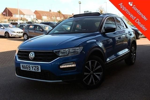 Used VW T-Roc Design 150 HP (110 kW) 2019 Blue SUV