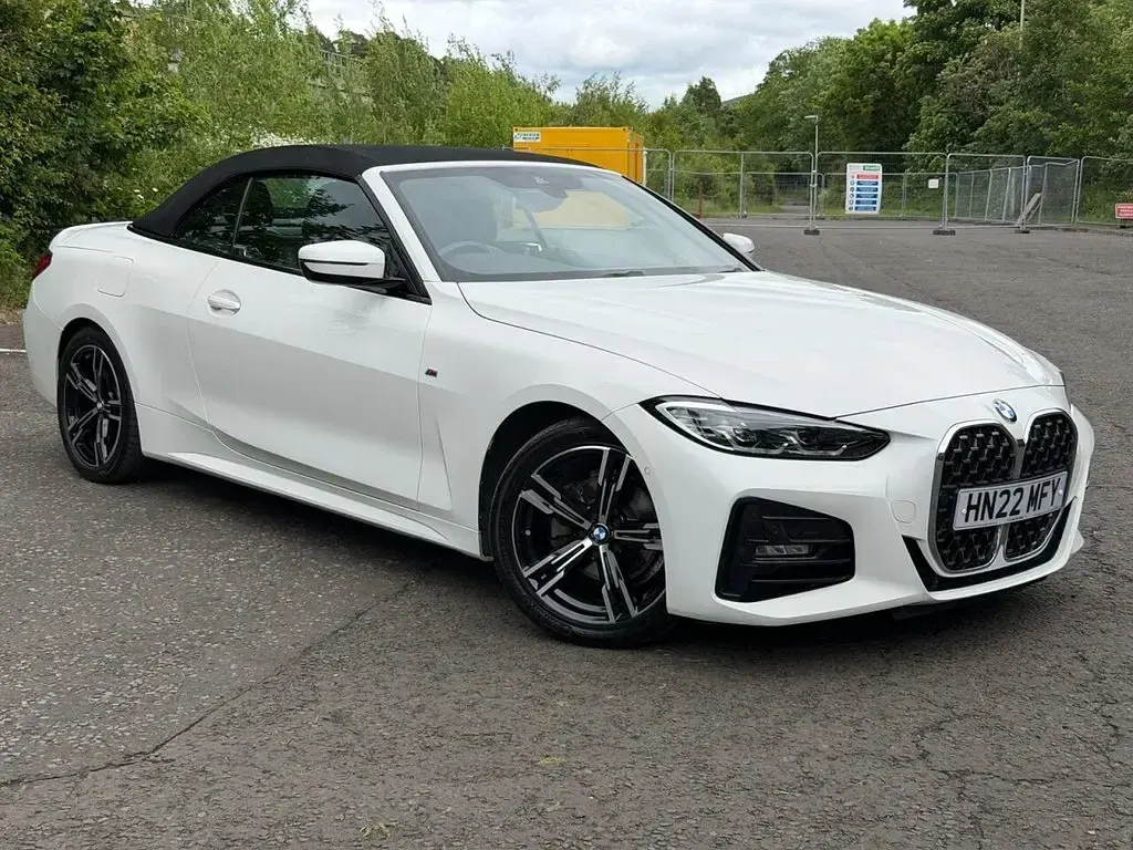 Used BMW 420 Cabriolet M Sport 184 HP (135 kW) 2022 White Cabriolet