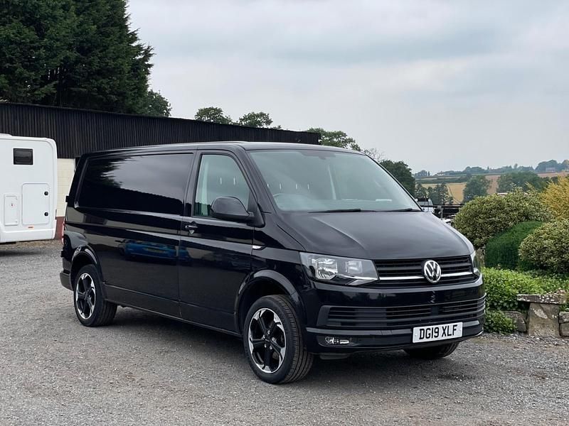 Black Used 2019 VW T6.1 Highline Van | £14,995 (Good price) - Image 1/4