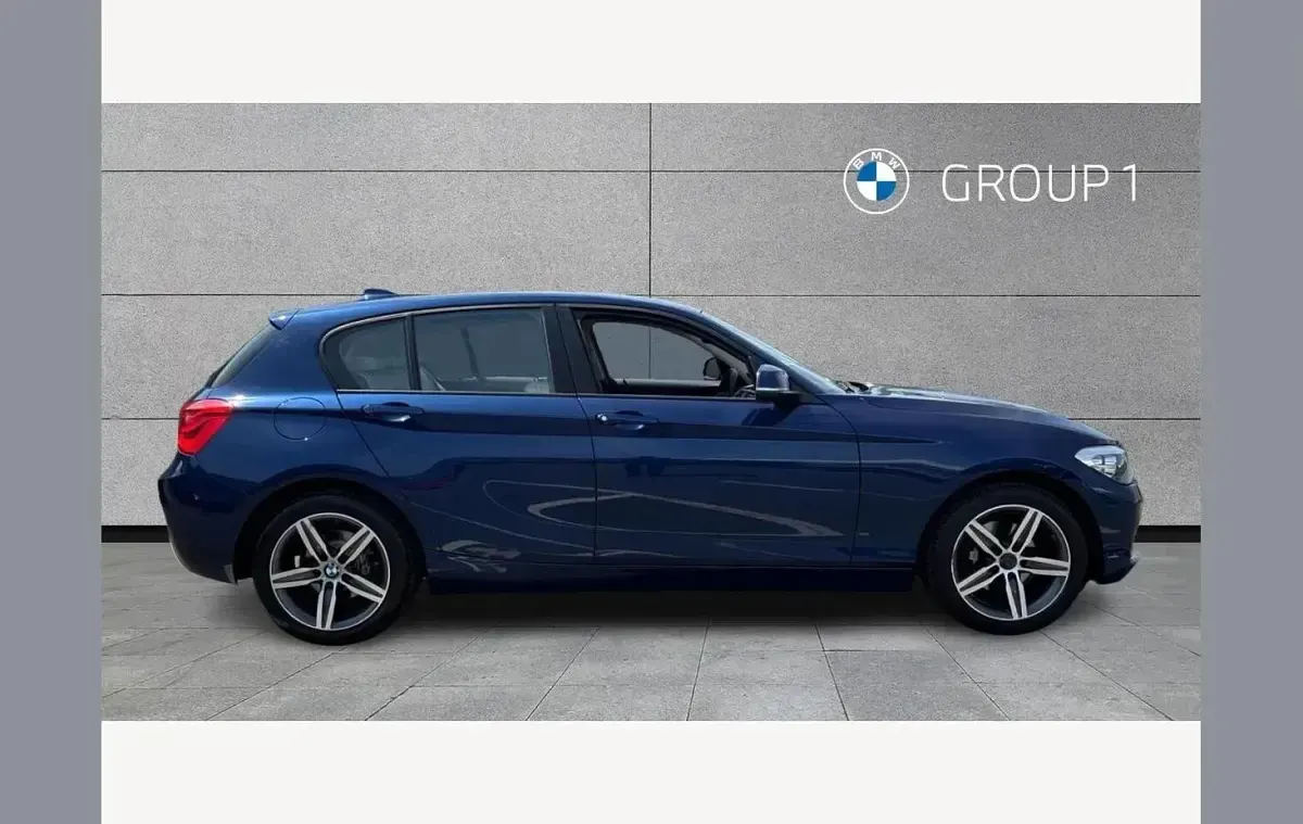 Used BMW 120 Sport Line 177 HP (130 kW) 2016 Blue Hatchback