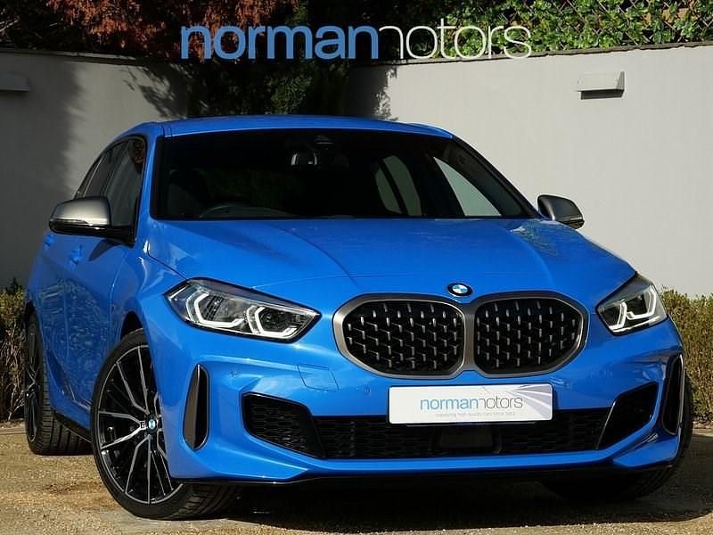 Blue Used 2023 BMW M135 Comfort Edition Hatchback | £29,995 (Fair price) - Image 1/3