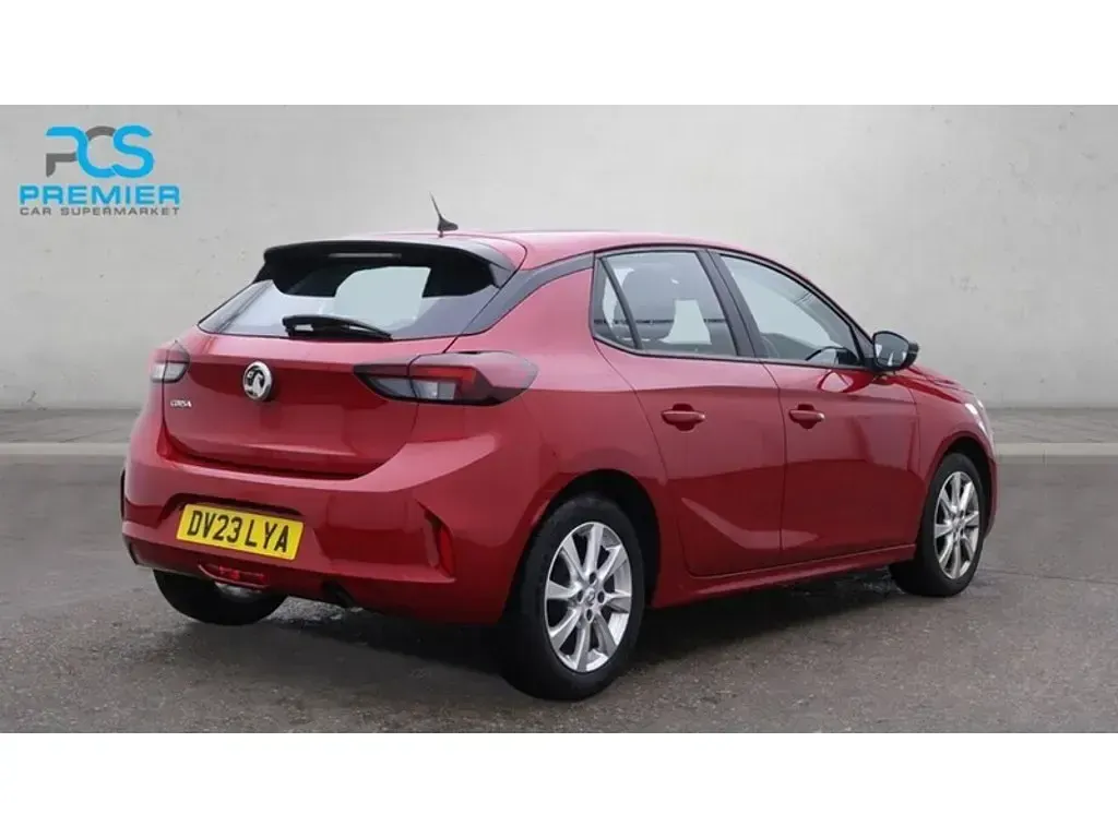 Used Vauxhall Corsa Design Edition 2023 Crimson red (metallic paint) Hatchback
