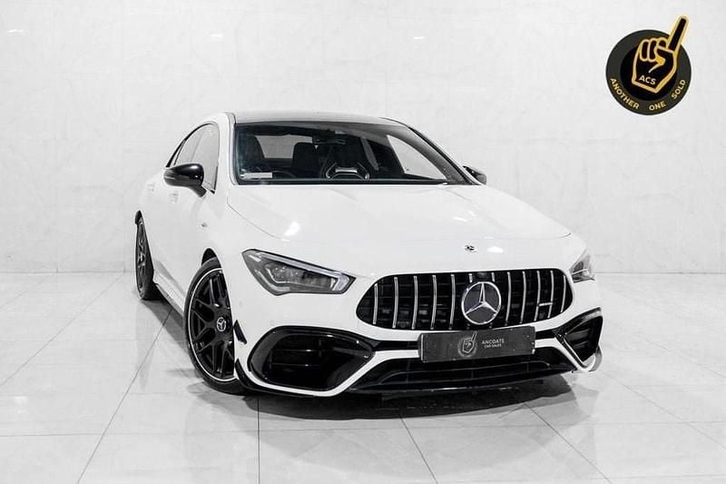 Used Mercedes CLA45 AMG AMG 421 HP (309 kW) 2023 White Coupe