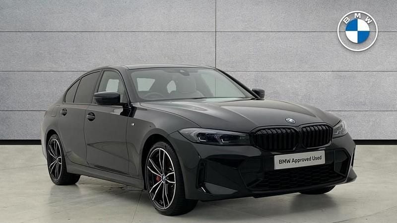 Black Used 2024 BMW 330e M Sport | £35,390 (Good price) - Image 1/4