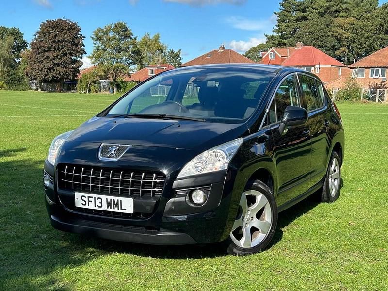 Black Used 2013 Peugeot 3008 Active SUV | £3,890 (Fair price) - Image 1/4