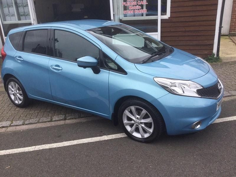 Used Nissan Note Tekna 2017 Blue Hatchback