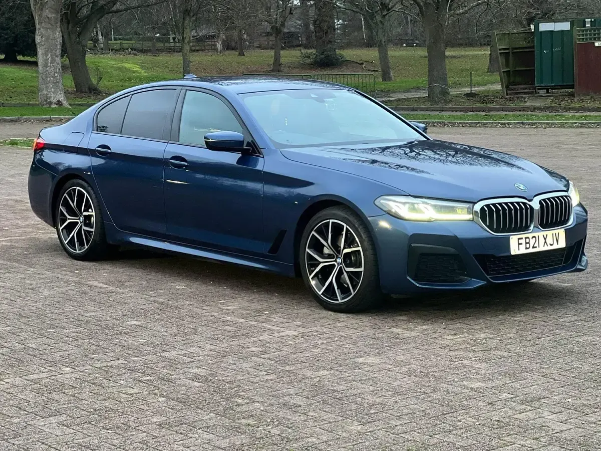 Used BMW 520 M Sport 2021 Blue Sedan