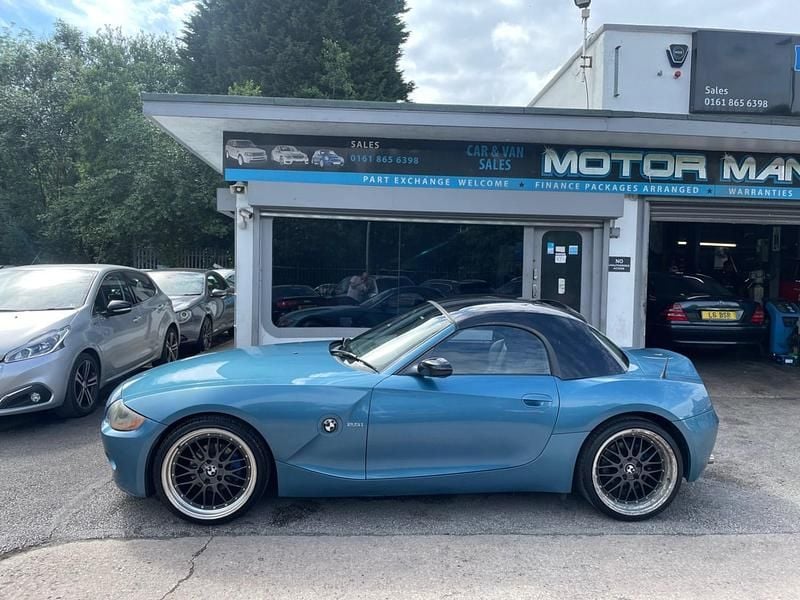 Used BMW Z4 192 HP (141 kW) 2004 Blue Cabriolet