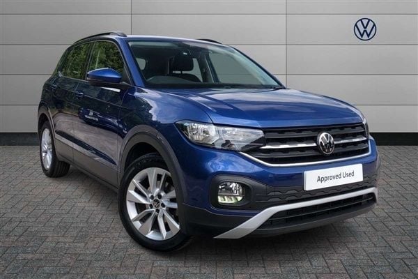 Blue Used 2021 VW T-Cross SE SUV | £15,990 (Fair price) - Image 1/4