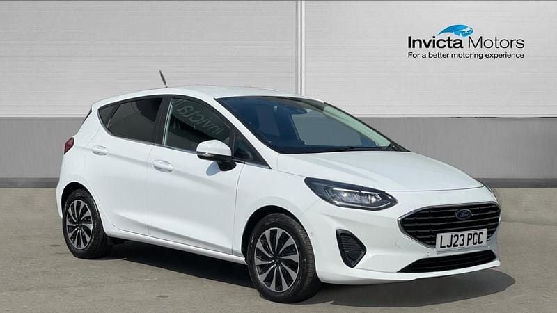 White Used 2023 Ford Fiesta Titanium Hatchback | £13,994 (Good price) - Image 1/4