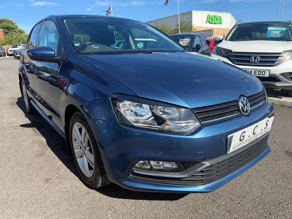 Used VW Polo Edition 90 HP (66 kW) 2017 Blue Hatchback
