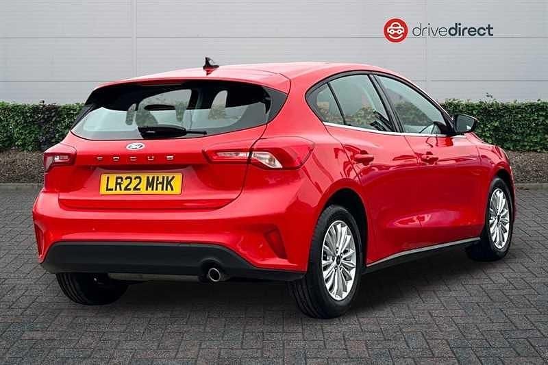 Used Ford Focus Titanium 2022 Red Hatchback