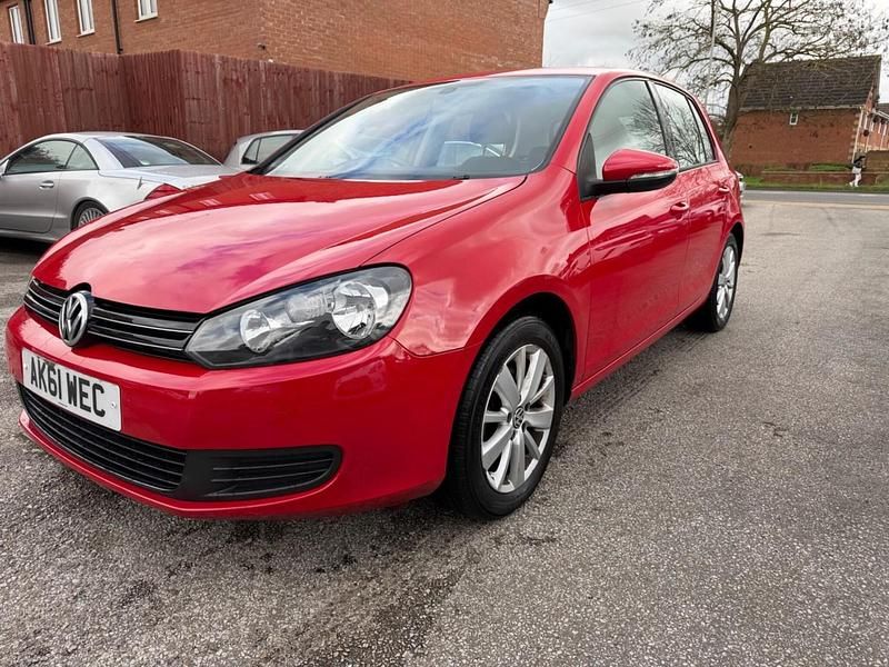 Used VW Golf VI Match 140 HP (102 kW) 2011 Red Hatchback