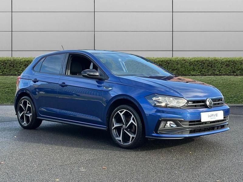 Blue Used 2021 VW Polo R-line Hatchback | £14,945 (Fair price) - Image 1/4