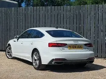 Used Audi A5 Sport 150 HP (110 kW) 2024 White Hatchback