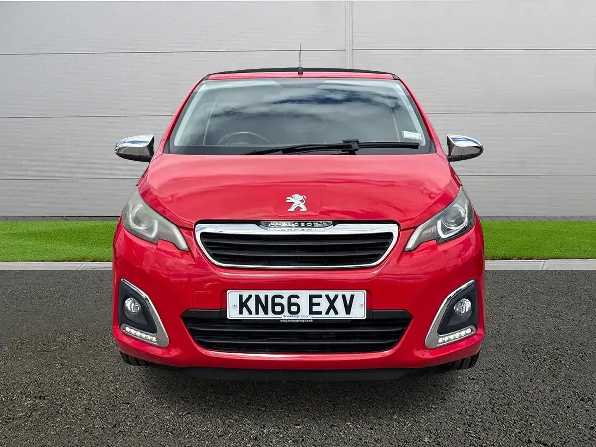 Used Peugeot 108 Allure 82 HP (60 kW) 2016 Red Hatchback