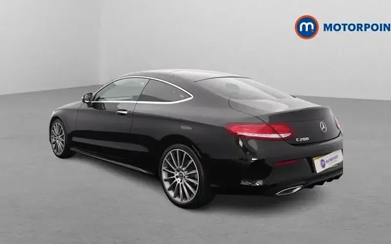 Used Mercedes C200 AMG Line Premium 184 HP (135 kW) 2018 Black Coupe