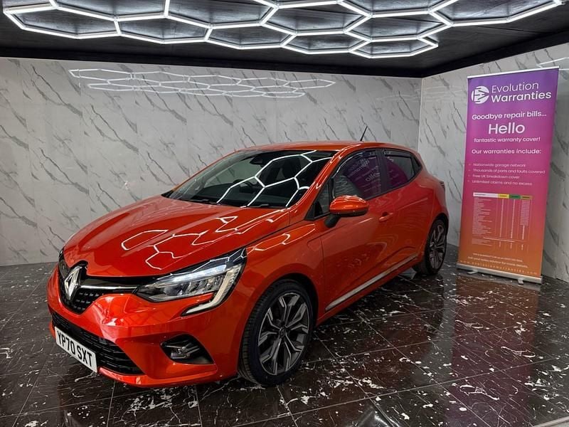 Used Renault Clio V Iconic 100 HP (73 kW) 2020 Orange Hatchback