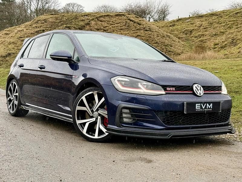 Used VW Golf VII GTI 2017 Blue Hatchback