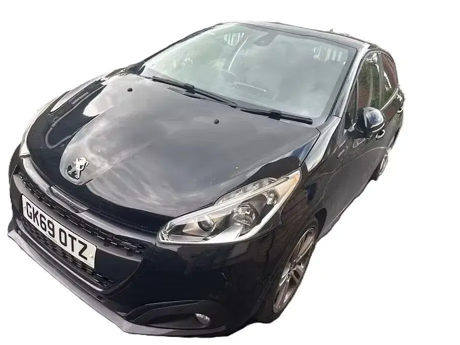 Used Peugeot 208 GT-line 110 HP (80 kW) 2019 Black Hatchback
