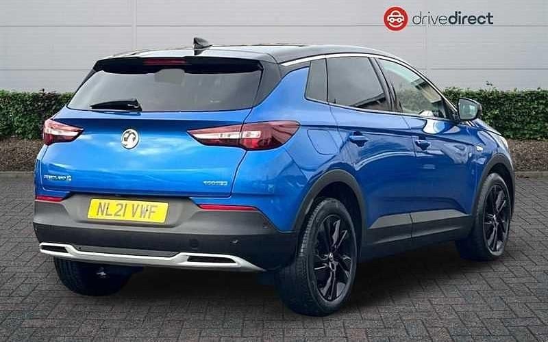Used Vauxhall Grandland X SRi 131 HP (96 kW) 2021 Blue SUV