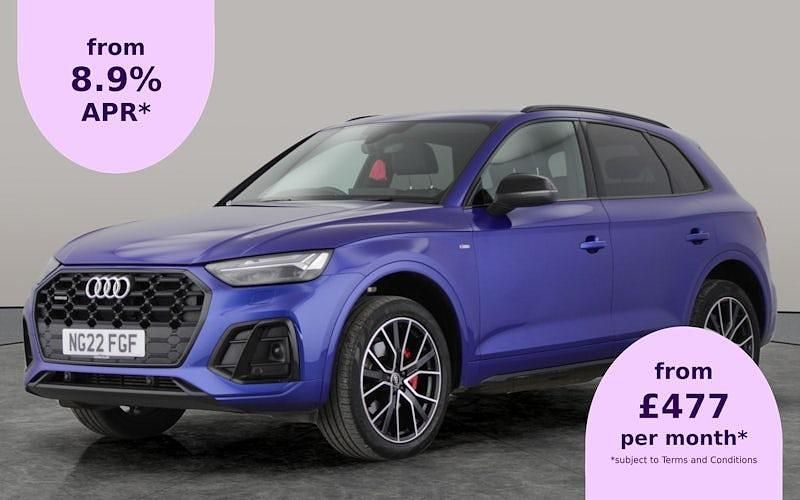 Blue Used 2022 Audi Q5 Design SUV | £31,296 (Fair price) - Image 1/2