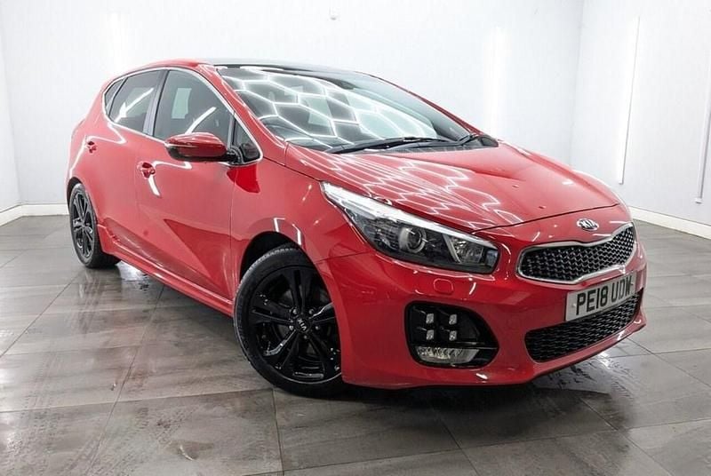 Used Kia Ceed GT-Line S 136 HP (100 kW) 2018 Red Hatchback