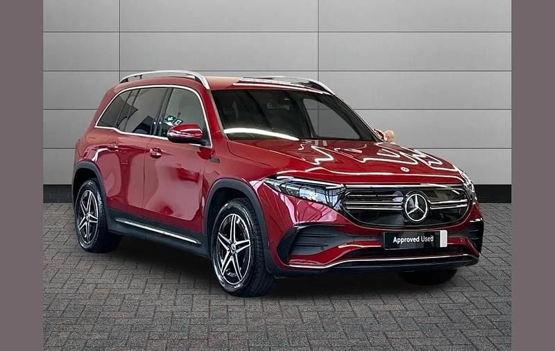 Patagonia red Used 2022 Mercedes EQB350 AMG line SUV | £27,095 (Fair price) - Image 1/4