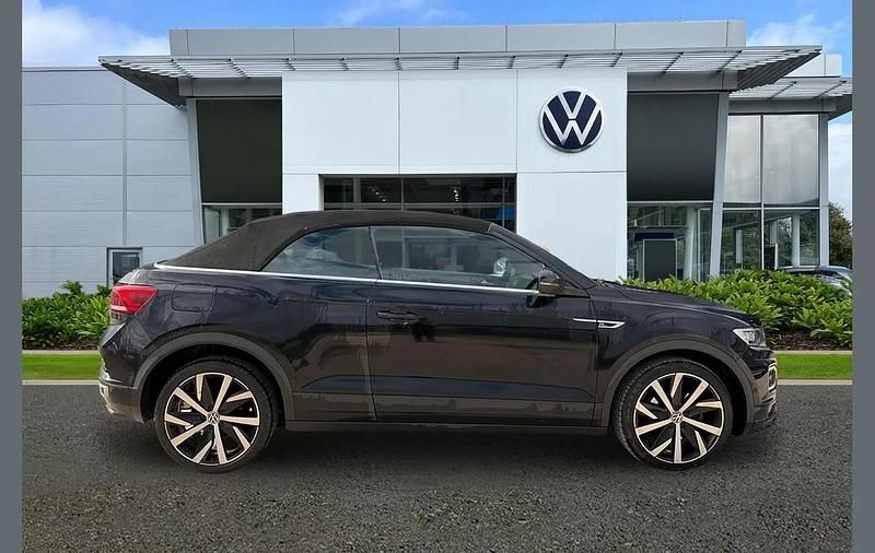 Used VW T-Roc Cabriolet R-line 150 HP (110 kW) 2021 Black Cabriolet