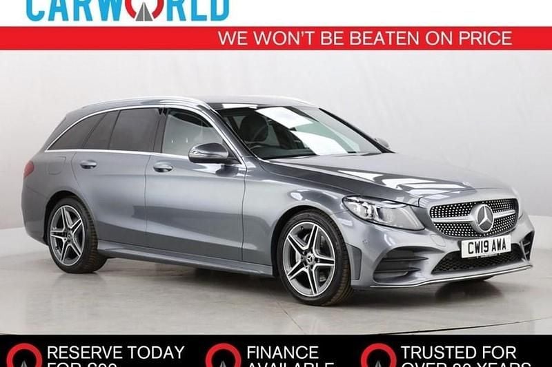 Grey Used 2019 Mercedes C220 AMG Line Premium Estate | £15,695 (Good price) - Image 1/1