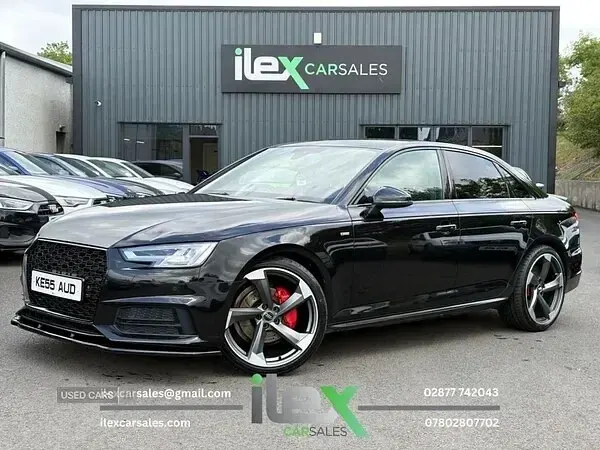 Used Audi A4 S-Line 190 HP (139 kW) 2017 Black Sedan