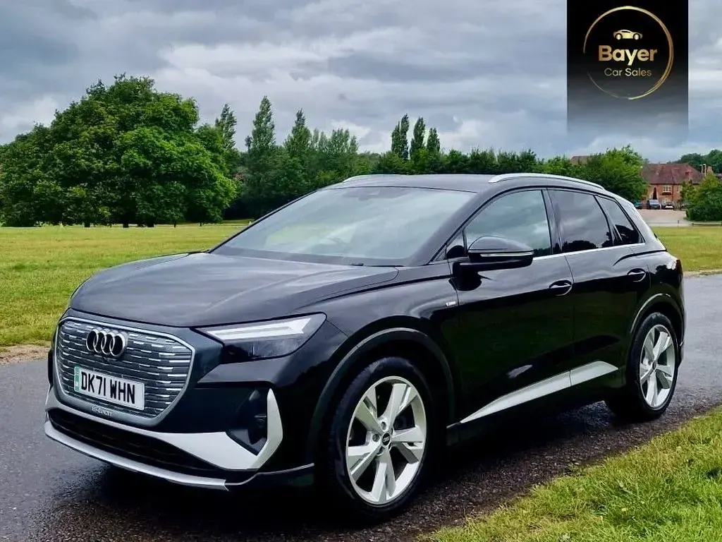 Used Audi Q4 e-tron S-Line 150 kW (204 HP) 2021 Black SUV