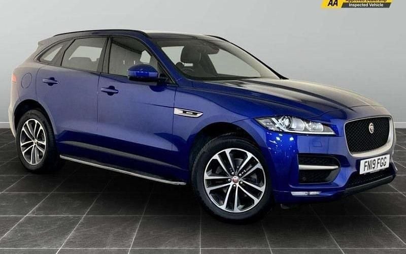 Blue Used 2019 Jaguar F-Pace R-Sport SUV | £17,495 (Good price) - Image 1/2