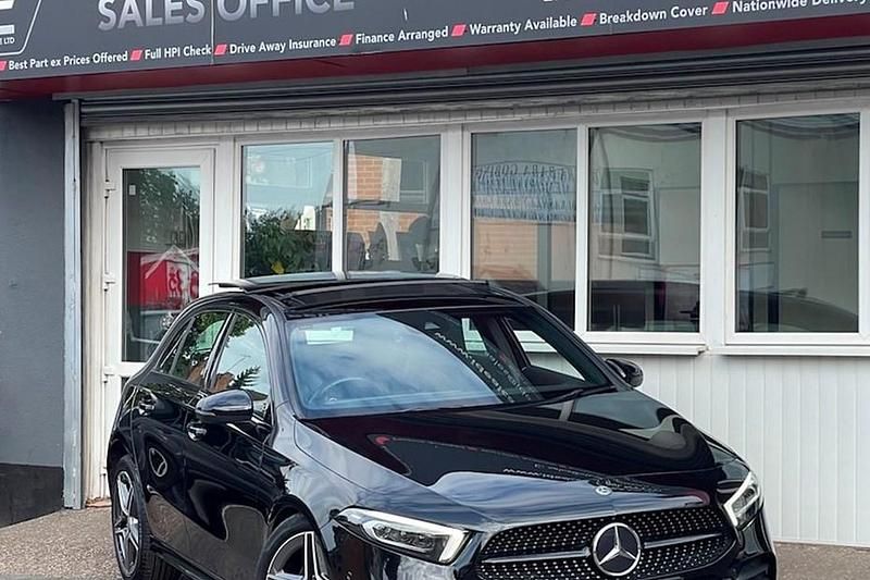 Used Mercedes A220 AMG Line Premium Plus 190 HP (139 kW) 2019 Black Hatchback