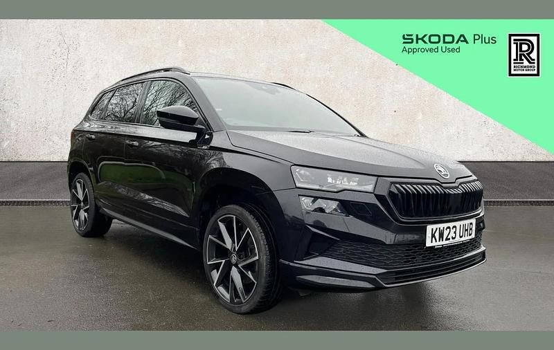 Used Skoda Karoq SportLine 150 HP (110 kW) 2023 Black SUV