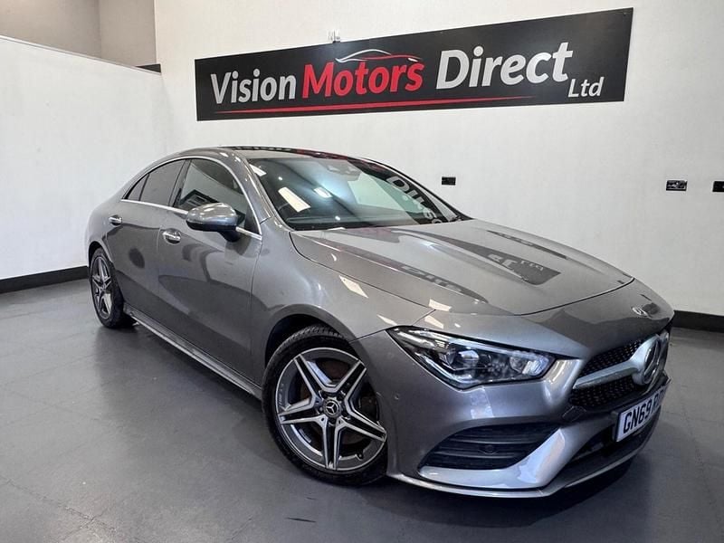 Grey Used 2019 Mercedes CLA220 AMG Line Premium Plus Sedan | £20,940 (Good price) - Image 1/4