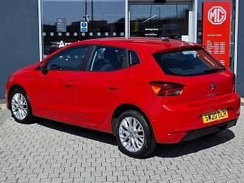 Used Seat Ibiza SE Technology 95 HP (69 kW) 2020 Red Hatchback