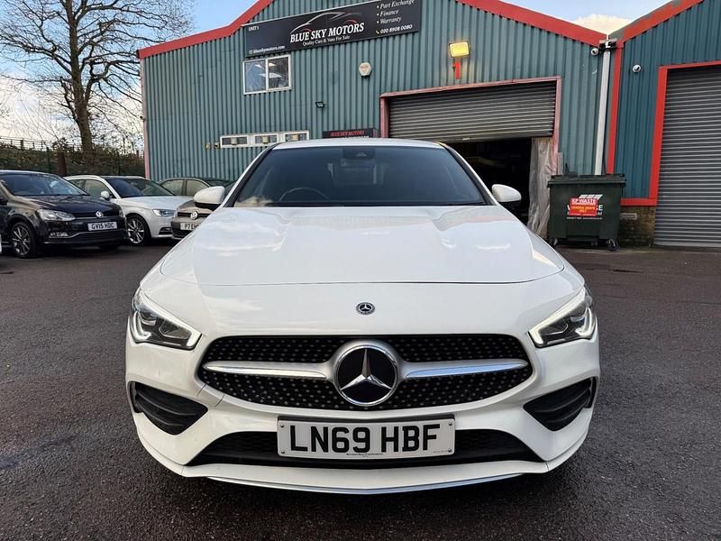 Used Mercedes CLA200 AMG line 2020 White Coupe
