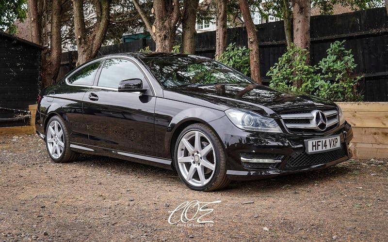 Black Used 2014 Mercedes C250 Sport Edition Coupe | £11,490 (Good price) - Image 1/3