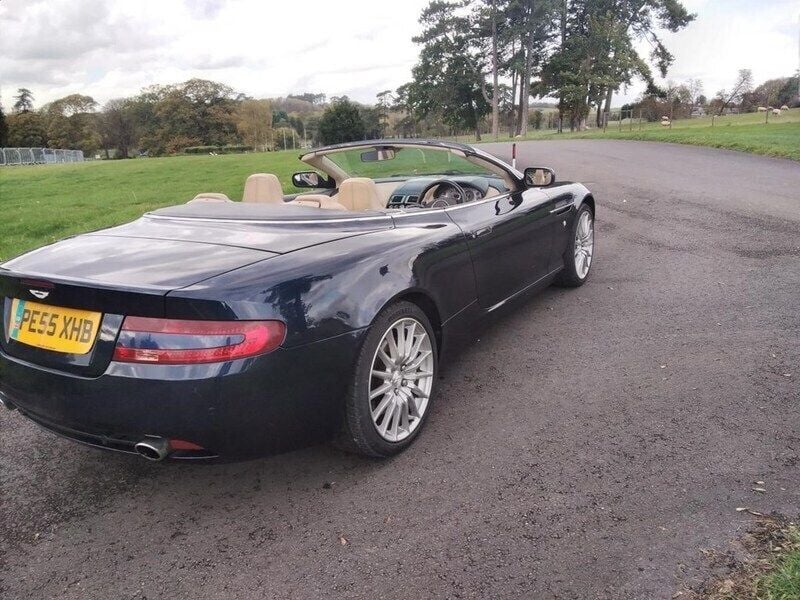 Used Aston Martin DB9 453 HP (333 kW) 2005 Blue Cabriolet