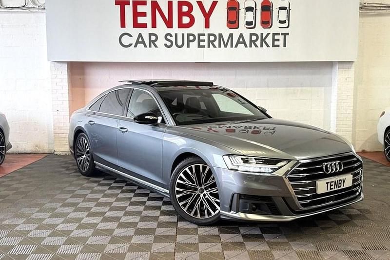 Grey Used 2018 Audi A8 S-Line Sedan | £23,295 (Fair price) - Image 1/1